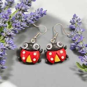 Cute Ladybug Earrings